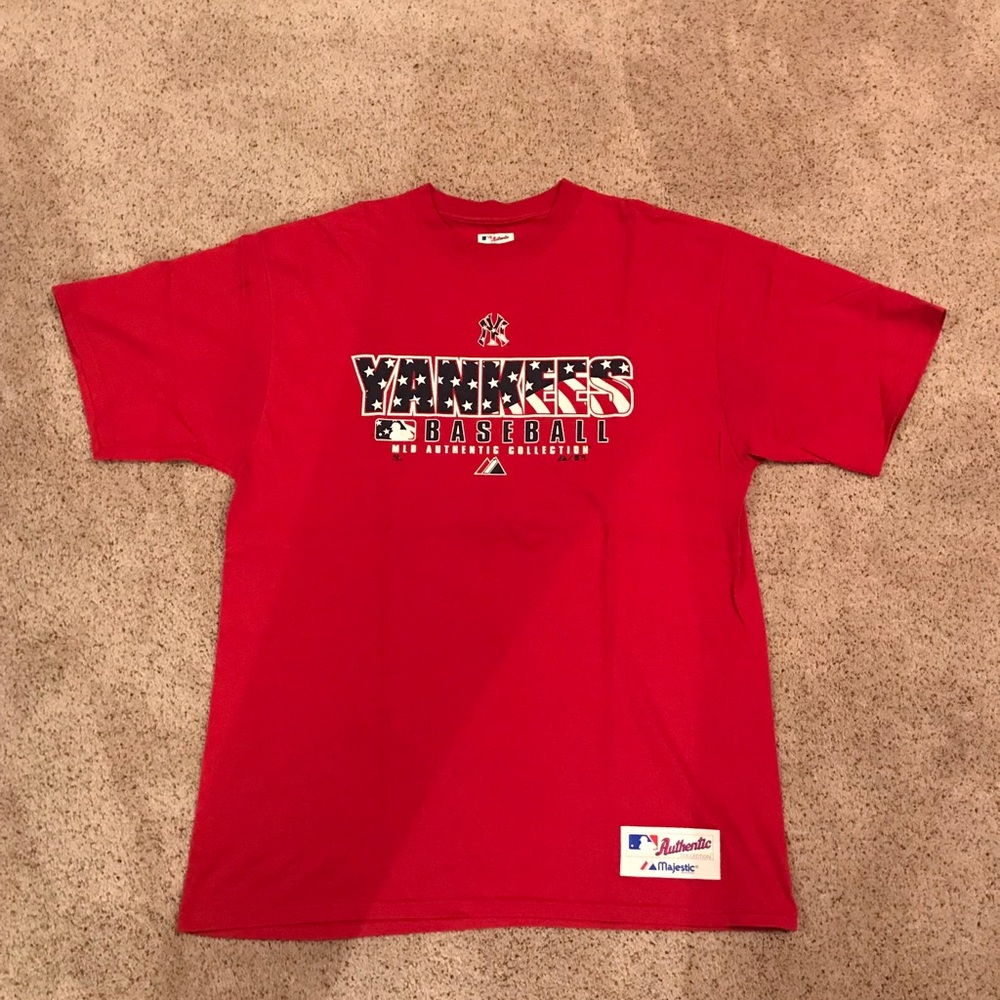 Yankees USA flag shirt